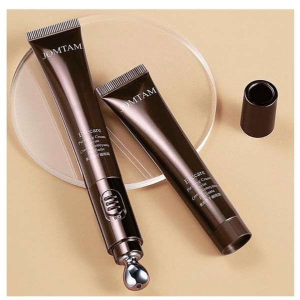 Cream massager for the area around the eyes with caviar extract 2in1 Jomtam